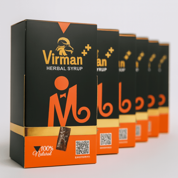 شربت ویرمان طلایی- ++Virman- پک 6 جعبه ای (10 درصد تخفیف + ارسال رایگان) - Image 1